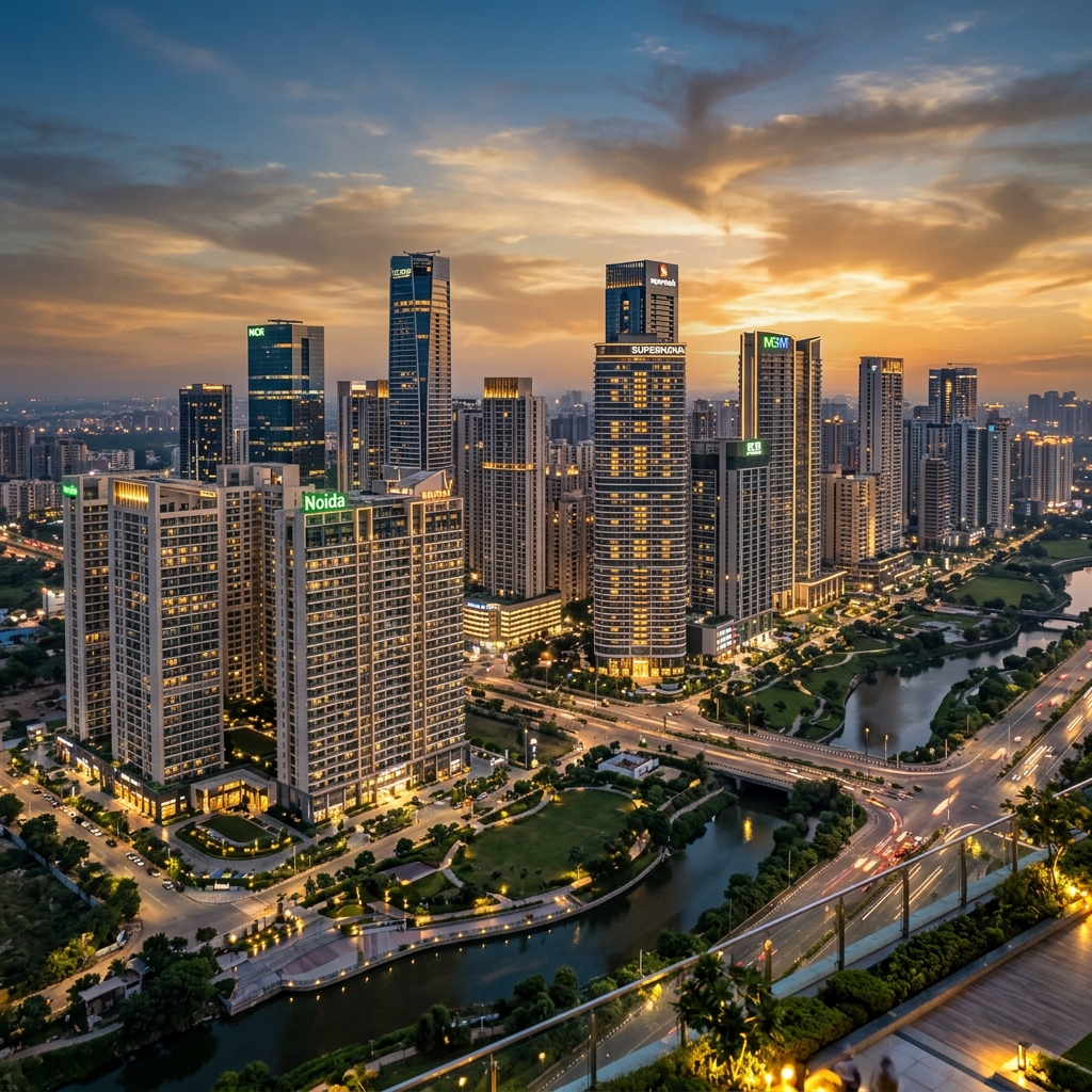 Noida NCR Skyline Luxury Residential Commercial Development